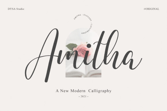 Amitha: A Luxurious Handwritten Font