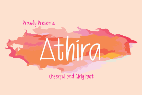 Athira: A Cheerful Handwritten Font