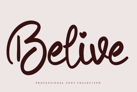 Belive Font: Elegant Script for Editorial Design