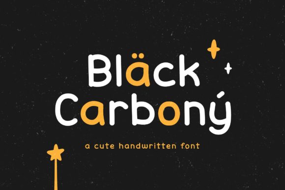 Black Carbony: A Handwritten Font for Web Design