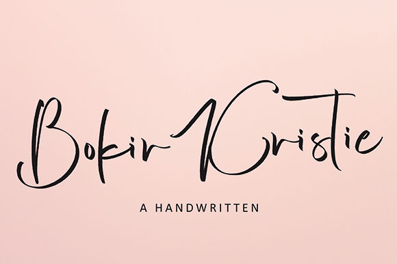 Bokir Kristie: A Magical Script Font