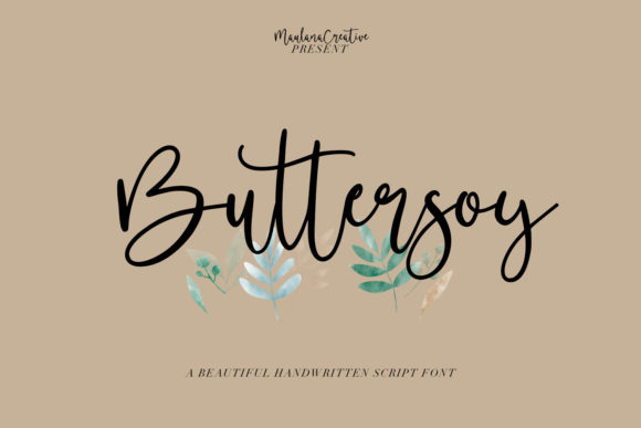 Buttersoy: A Luxurious Handwritten Font