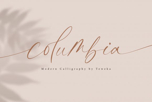 Columbia: A Magical Script Font