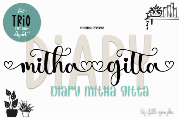 Diary Mithagitta Font for Business