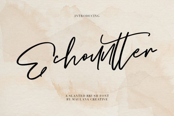 Echountter: A Timeless Handwritten Font