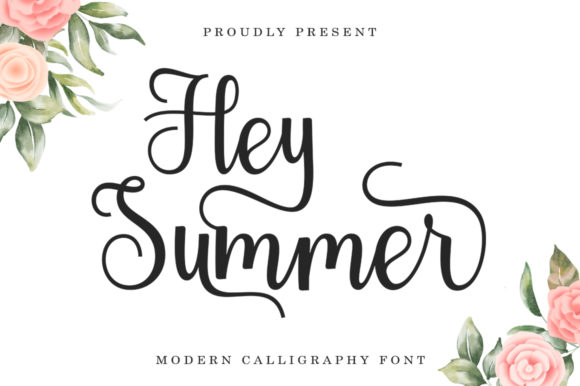 Hey Summer: A Handwritten Font for Elegant Design