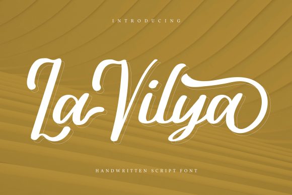 La Vilya: A Handwritten Font for Modern Marketing