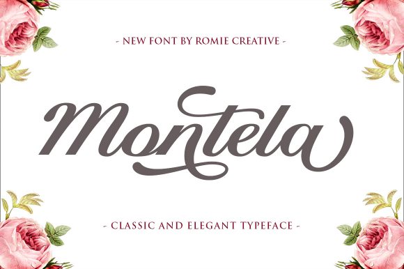 Montela: A Stylish Script Font