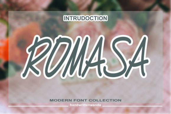 Romasa: A Handwritten Font for Creative Projects
