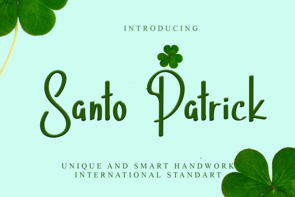Santo Patrick: A Whimsical Script Font