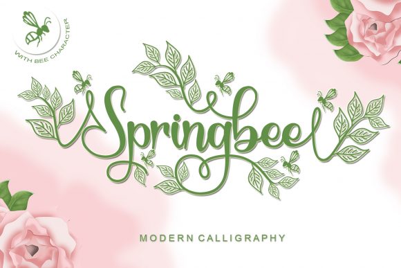 Springbee: A Script Font for Web Design
