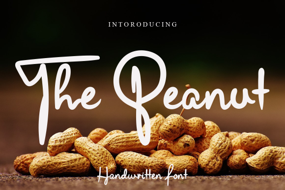 The Peanut: A Fresh Script Font