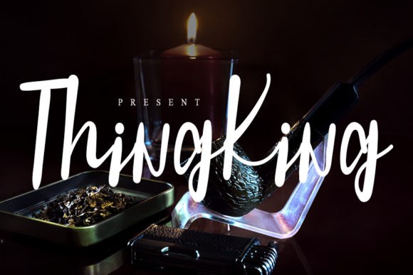 Thing King: A Handwritten Font for Creative Projects