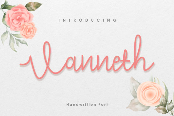 Vanneth: A Delicate Handwritten Typeface